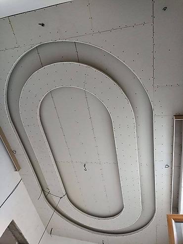 Другие виды гипсокартонных работ: Декоративные потолки и стены из гипсокартона под ключ - — 3