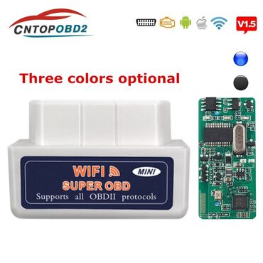 Другая автоэлектроника: WiFi адаптер ELM327. ОБД2. Версия 1.5. Оригинальный чип 25к80