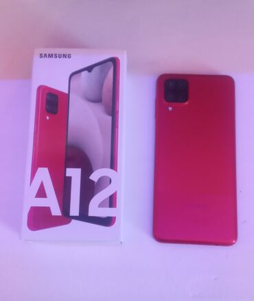 телефон fly q: Samsung Galaxy A12, 32 GB, rəng - Qırmızı