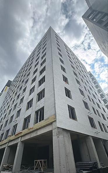 квартира село манас: 1 комната, 49 м², Кок-Жар мкр 6 этаж, ПСО (под самоотделку) — 1
