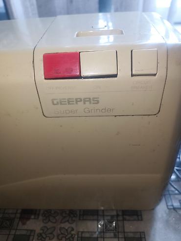 ət doğrayan mişar: GEEPAS Super Grinder elektrik ətçəkən.işlenmis.setkasi yoxdur. - — 1