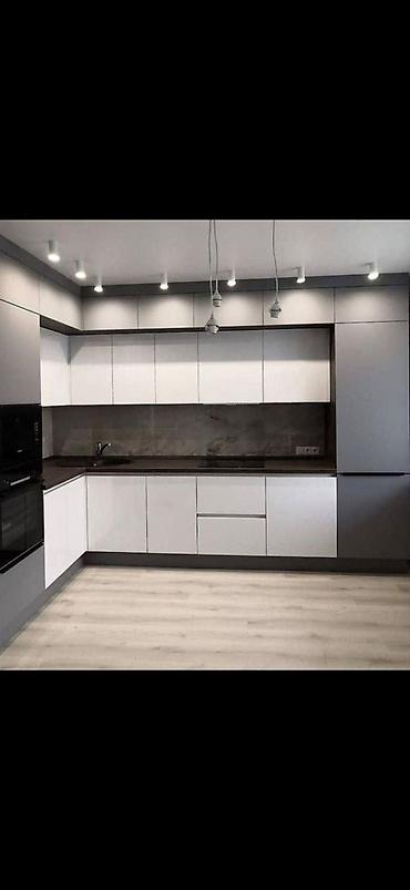 Кухонные гарнитуры: Кухонный гарнитур, цвет - Серый — 6