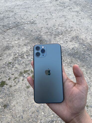 iphone 11 pro qiymeti azerbaycanda: IPhone 11 Pro, 256 GB, Matte Midnight Green, Simsiz şarj, Face ID