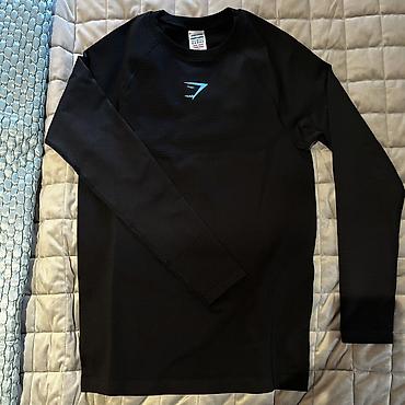 штаны мурской: Оригинальный gymshark onyx v5 midnight long sleeve, новая, размер S — 1