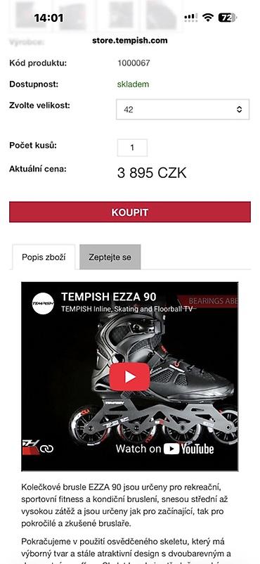 İdman və istirahət: Rolik çox kefiyyətli və yenidir Rəsmi original Çexiya məhsuludur Qr — 9