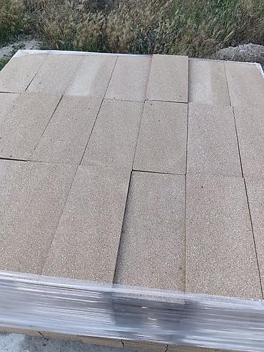çeper: Təbii daş üzlük plitələri - Material: təbii daş, 1 rəng - Ölçülər — 3