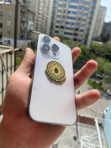 golden pearl qiymeti: IPhone 14 Pro, 128 GB, Ağ, Barmaq izi, Face ID, Sənədlərlə
