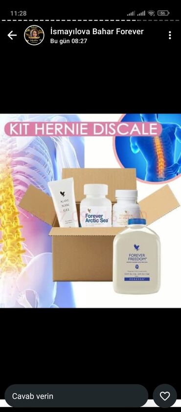 Vitaminlər və BAƏ: Forever Living şirkətinə məxsus sarı rəngli Aloe Vera Gel içkisi. Bu — 7