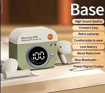 Qulaqcıqlar: Retro kamera dizaynlı Hi‑Fi simsiz qulaqlıq seti - Vintage üslublu — 3