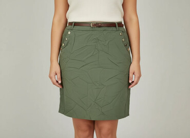 spódnice z zamkiem z przodu: Women`s skirt, size 2XL