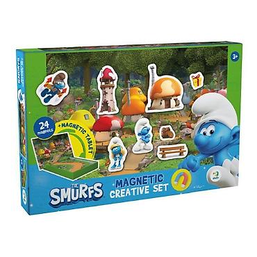 moncler bebe: Kreativni set magneti The Smurfs – 24 magneta + magnetna tabla Opis — 1
