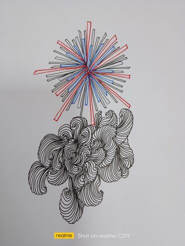 Şəkillər, tablolar: Məhsul: Əl işi qrafik rəsmlər və ornament sketçləri Təsvir: - Ağ — 1