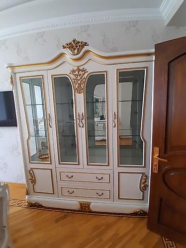Mebel: Qonaq otağı üçün, İşlənmiş, Açılmayan, Dördbucaq masa, 8 stul — 1