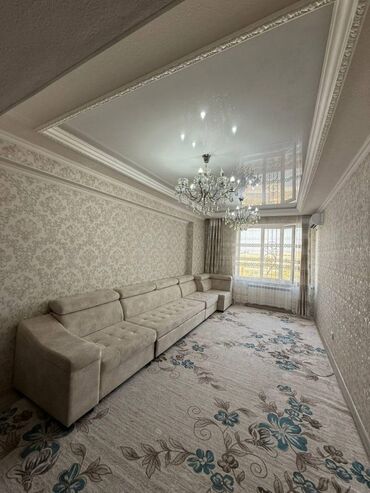 3 комнатная квартира продажа: 3 бөлмө, 86 кв. м, Элитка, 10 кабат, Евроремонт