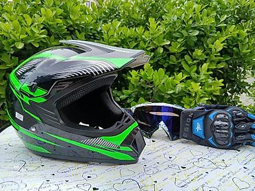 paneler: EDX off-road/motokros dəbilqəsi + qoruyucu eynək Xüsusiyyətlər: - — 5