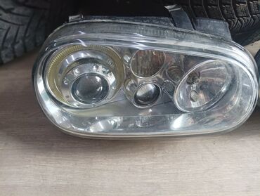 Передние фары: Фары перед ТЮНИНГ для Golf4 с ангельскими глазками VW Golf Cabriolet — 3