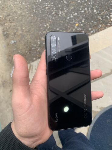 işlənmiş notebooklar: Redmi Note 8, 64 ГБ, цвет - Черный, Отпечаток пальца, Две SIM карты, Face ID