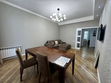 Uzunmüddətli kirayə mənzillər: Ağ şəhərdə 2 otaqlı əla təmirli mənzil kirayə verilir. Mənzil tam — 19