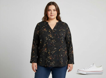 esmara piżama: Janina, Women's blouse, size 4XL