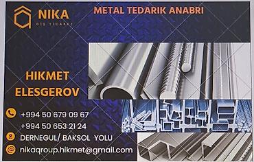 4x4 profil: "ni̇ka" di̇s ti̇caret biz size metal mehsularinin satis bazarinda en — 1