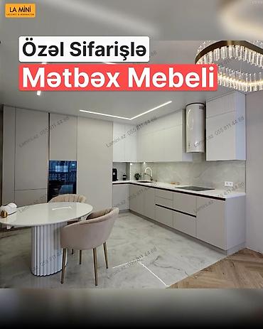 Ev və bağ: Özəl sifarişlə hazırlanmış müasir mətbəx mebeli - Dizayn — 1