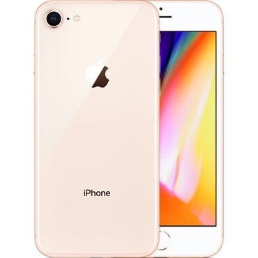 Apple iPhone: IPhone 8, Б/у, 64 ГБ, Розовый, Зарядное устройство, 76 %