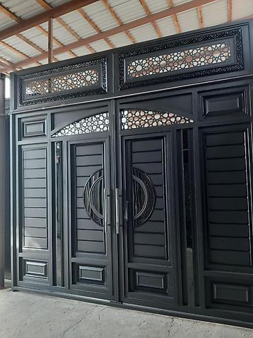 Откатные ворота: Металлические ворота с декоративной отделкой. Подходят для установки — 26