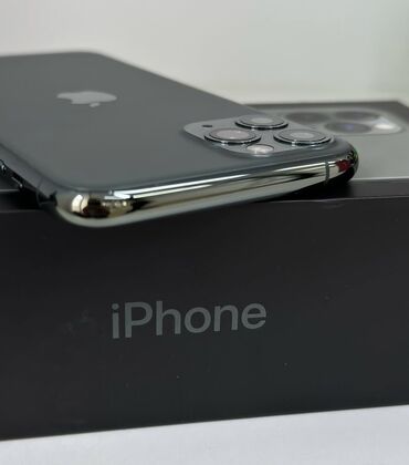 вытяжка аметист 90: IPhone 11 Pro, 256 GB, Matte Midnight Green, Simsiz şarj, Face ID, Sənədlərlə