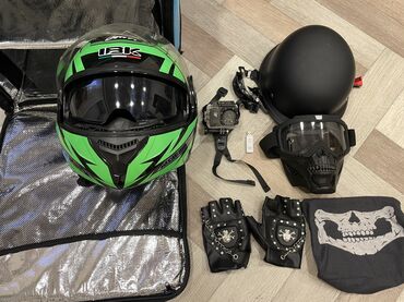 Moto əlcəklər: Kask 75azn Wolt çanta 30azn Təcili satılır deyə bu qiymətə qoyulub
