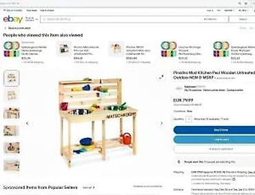 Dečije kuhinje: Drvena “mud kitchen” kuhinja za igru – Pinolino Paul - Materijal — 5