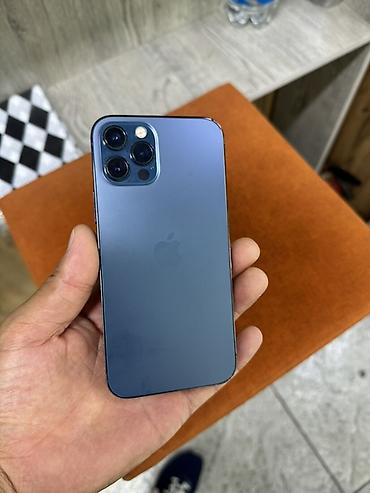 Apple iPhone: IPhone 12 Pro, Б/у, 256 ГБ, Pacific Blue, Защитное стекло, Чехол, В рассрочку, 100 % — 6