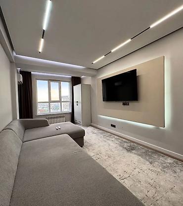 flat osh: 2 комнаты, 63 м², Пишпек Элитка, 7 этаж, Дизайнерский ремонт — 2
