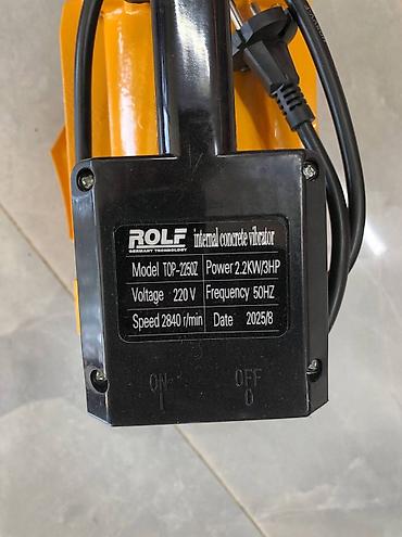 аренда выбиратор: Вибратор для бетона ROLF TOP-2250Z (внутренний) - Назначение — 2