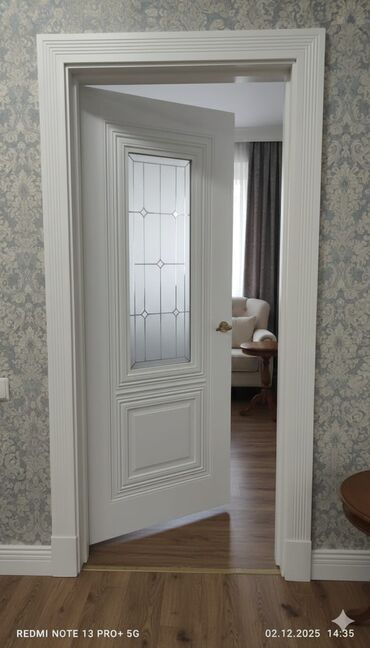 Otaq qapıları: Yataq otağı üçün Yeni Otaq qapısı 90x205 sm Çərçivə ilə, Zəmanətli, Ödənişli quraşdırma, Pulsuz çatdırılma — 1