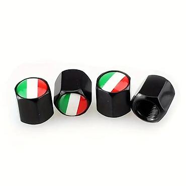 spica ruma: Ukrasni set nalepnica – Italijanska zastava (trikolore) za moto/auto — 8