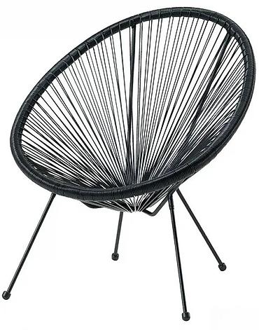 Armchairs: LOUNGE CRNA STOLICA NOVA STOLCA ZA TERASU I BASTU AKCIJA | Cene nisu — 1