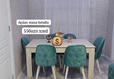 plasmas stol stullar: Masa desti rəng seçimi var — 1