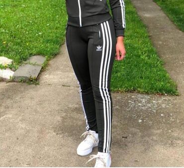 Donji deo: Trenerka ženski donji delovi Adidas Novo Mokra likra Veličine s m l — 3