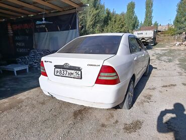 runx alex: Toyota Corolla седан (E120), белый цвет. Особенности и оснащение: -