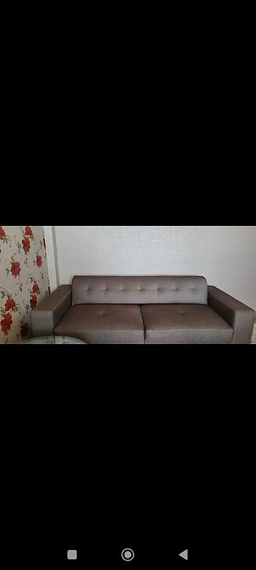 balaca divanlar: Divan – müasir dizayn, rahat oturuş,acilan - Rəng: tünd-bej/qəhvəyi — 2