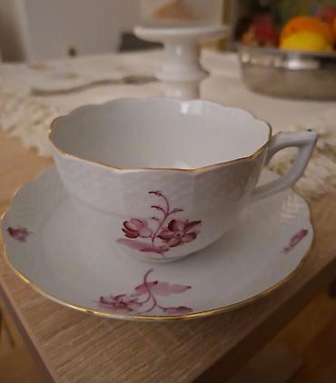 houseware: Herend Porcelanski set za čaj/kafu – šolja sa tacnom - Materijal — 1