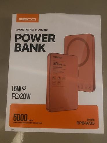 Powerbanklar: RECCI Magnetic Fast Charging Power Bank – Model RPB-W35 - Batareya — 1