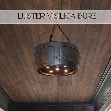 ic lampa: Luster visilica Bure – Rustična elegancija sa starinskim dodirom — 1