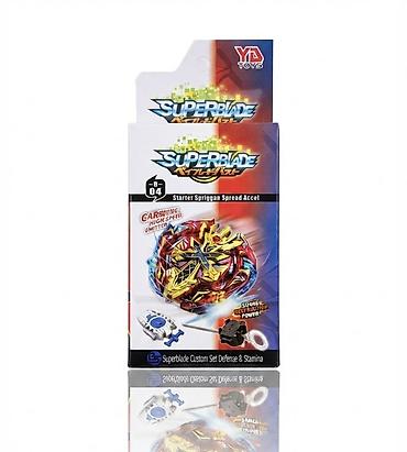 Игрушки: Бейблейд Superblade Starter Spriggan Spread Accel (B-04) - Серия — 1