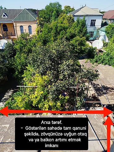 azadliq ev: Binəqədi ray., Rəzulzadə qəsəbəsində 2 otaqlı ev təcili satılır. - — 7