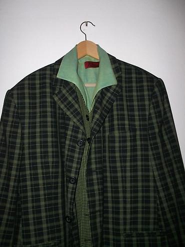 massimo duti: Karirani sako sa prslukom (komplet) Tre Fratelli. Par puta obučen. Kao — 3