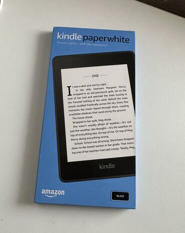 Электронные книги: Электронная книга, Kindle, Новый, 5" - 6", Bluetooth, цвет - Черный