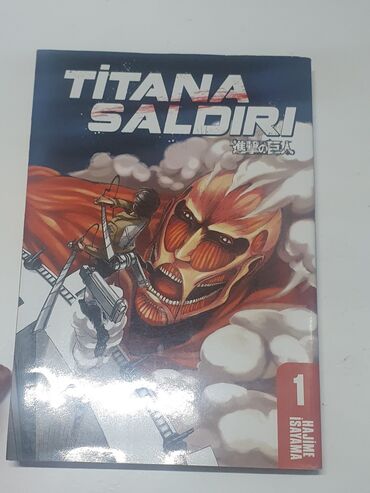 Komikslər, manqa: Məhsul: “Titana Saldırı” (Attack on Titan) – 1-ci cild Müəllif: Hajime