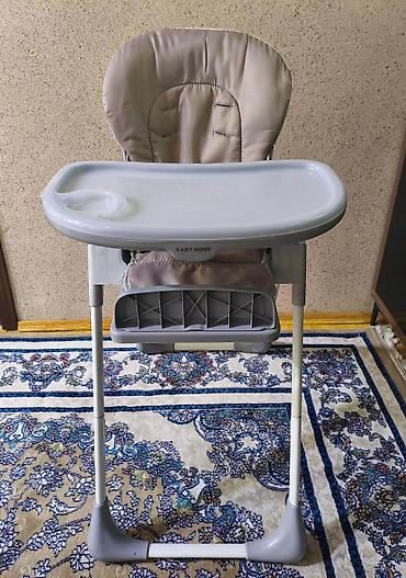 usag oyuncag: Uşaq yemək stulu – Baby Home - Rəng: boz/açıq boz - Geniş, çıxarıla — 3