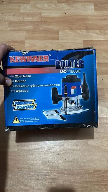 Alətlər: KEWINNER Router MФ-1500 E – 1500W güclü frezə - Tip: şaquli — 1